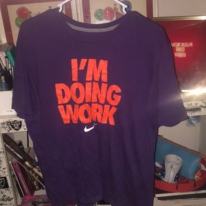 Nike purple men's tee shirt size L